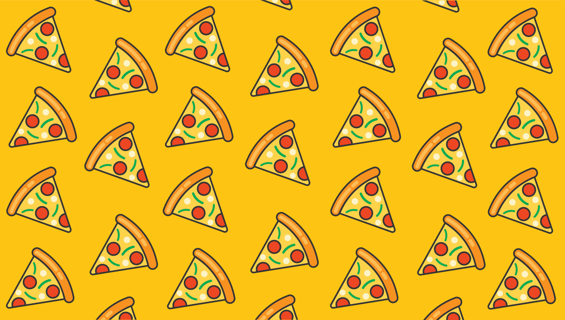 Pizza slice pattern background. vector illustration 4268874 Vector Art
