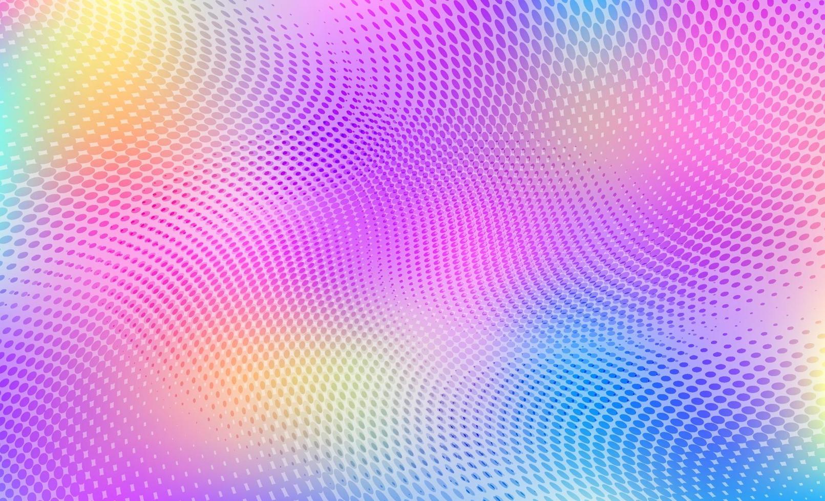 Rainbow holographic background with texture. vector