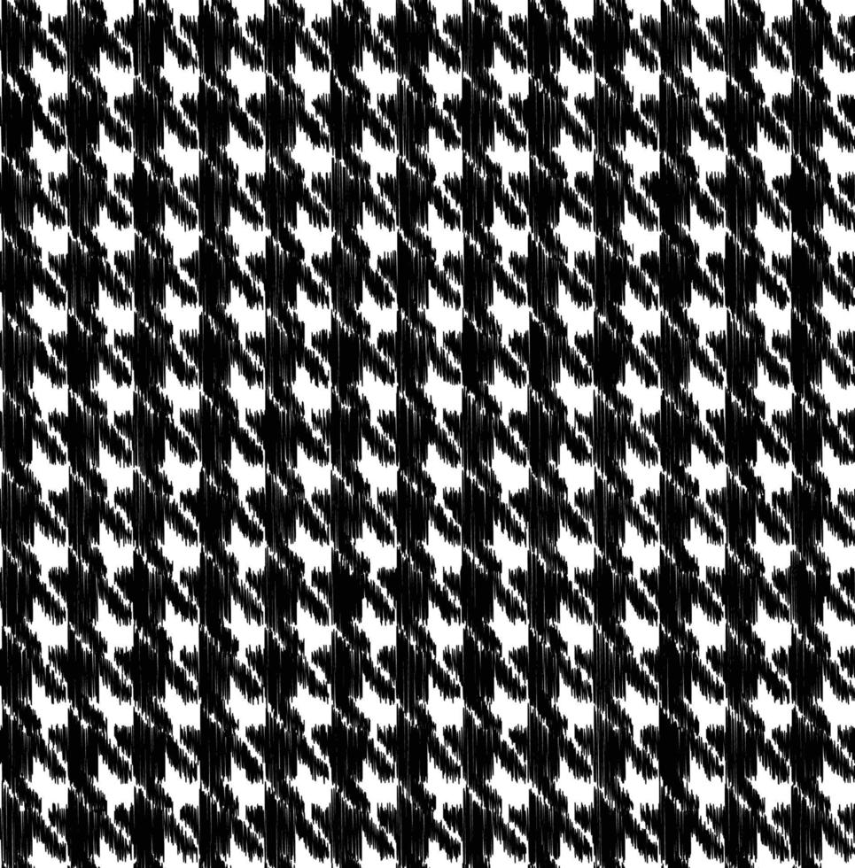 Seamless fashion pattern. Classic style of plaid fabric. Black ana white. vector