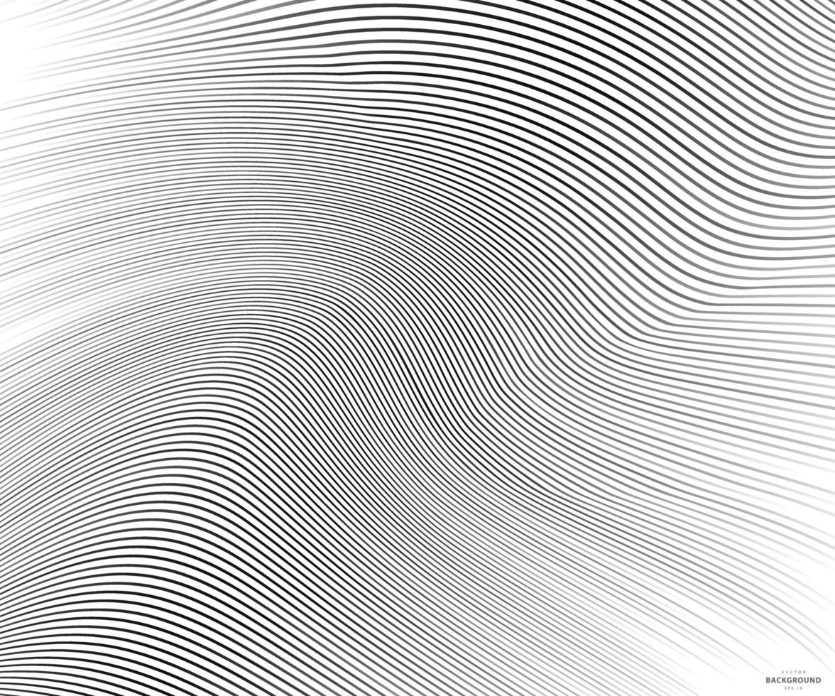 Abstract  grey white waves and lines pattern for your ideas, template background texture vector