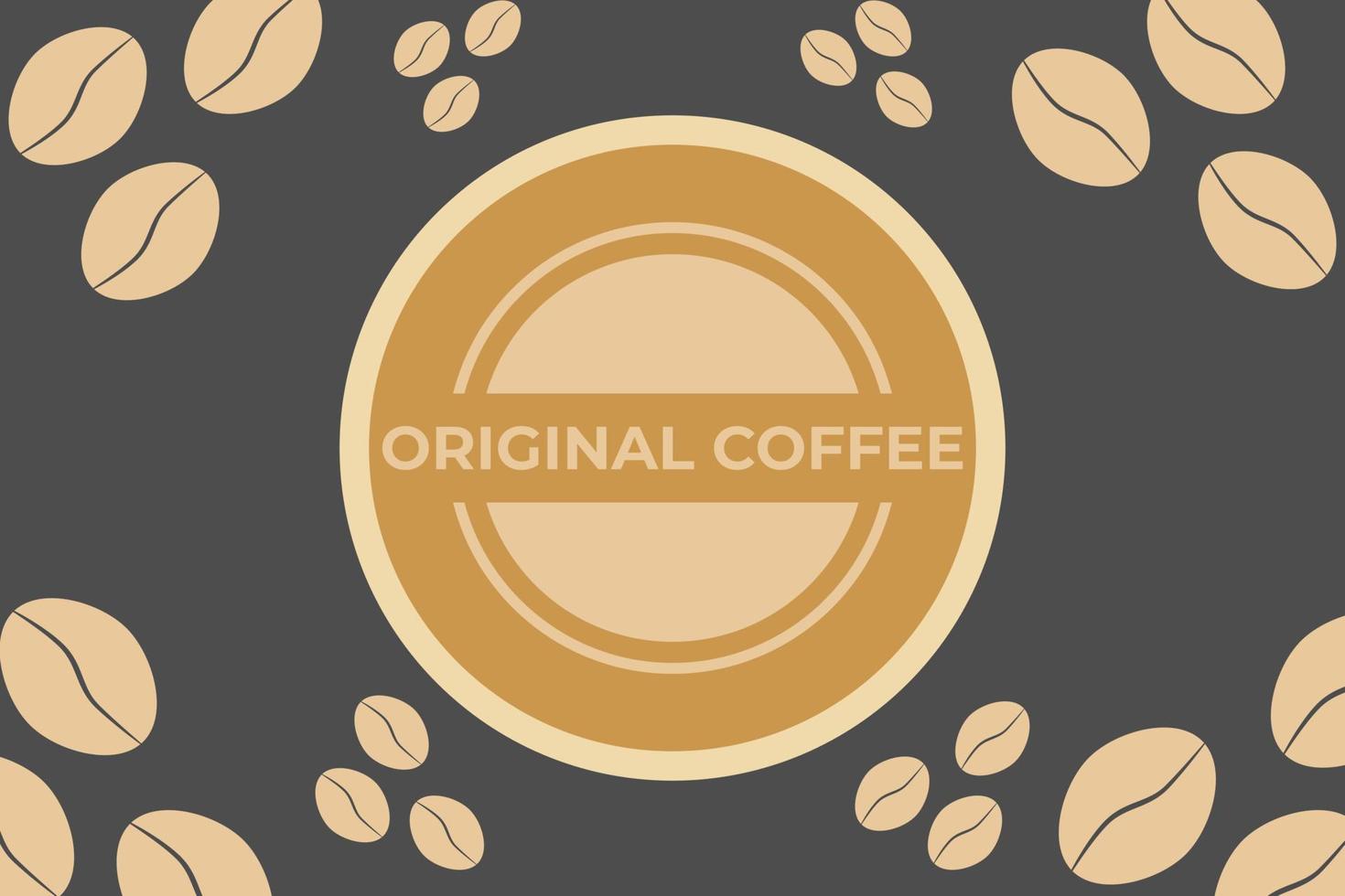 coffee pattern wallpaper background vector