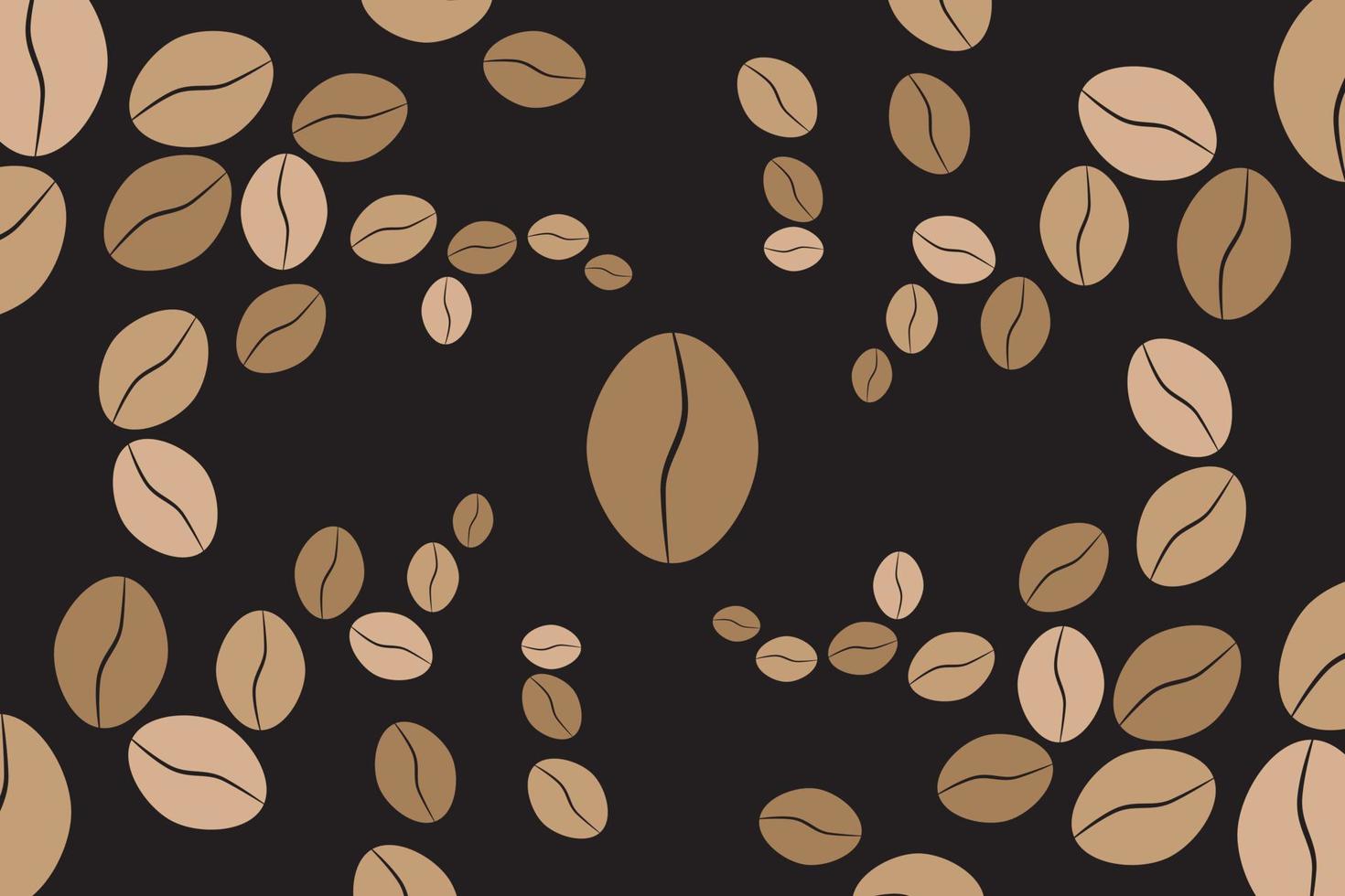 coffee pattern wallpaper background vector