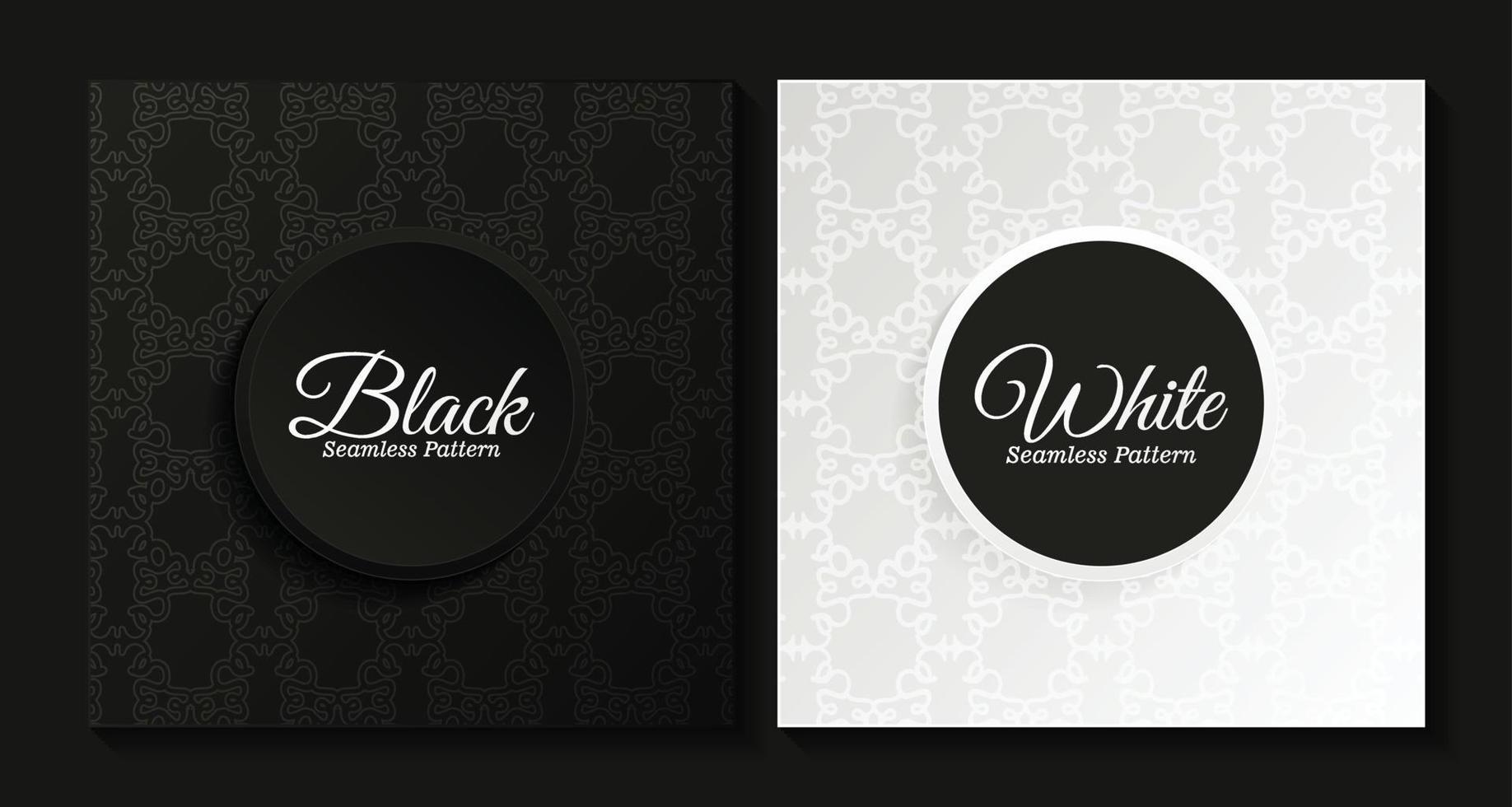 black and white pattern background vector