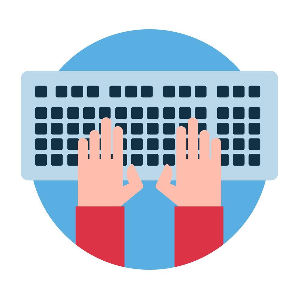 conceptos de teclado de moda vector