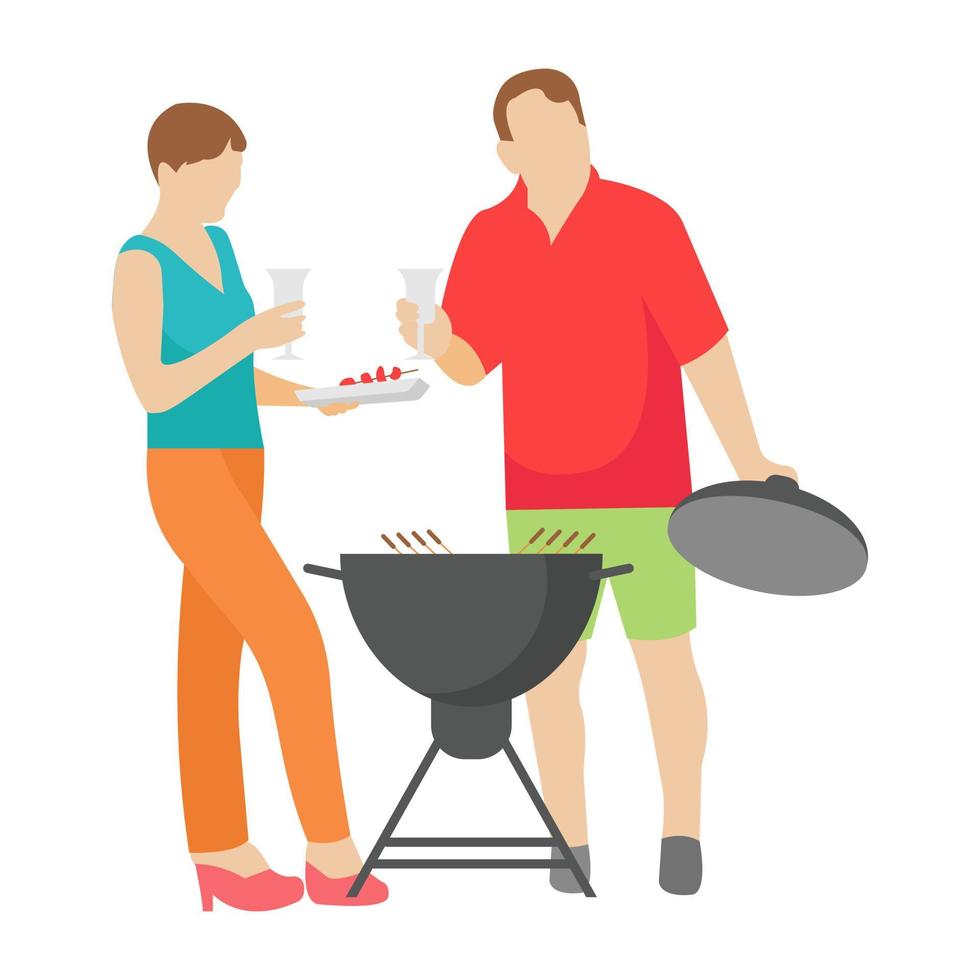 Picnic Food Concepts vector
