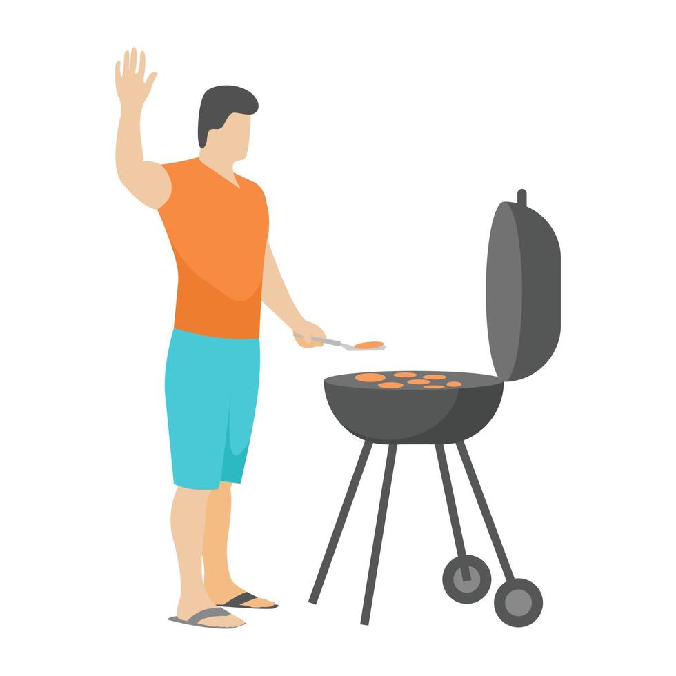 Bbq Grill Concepts vector