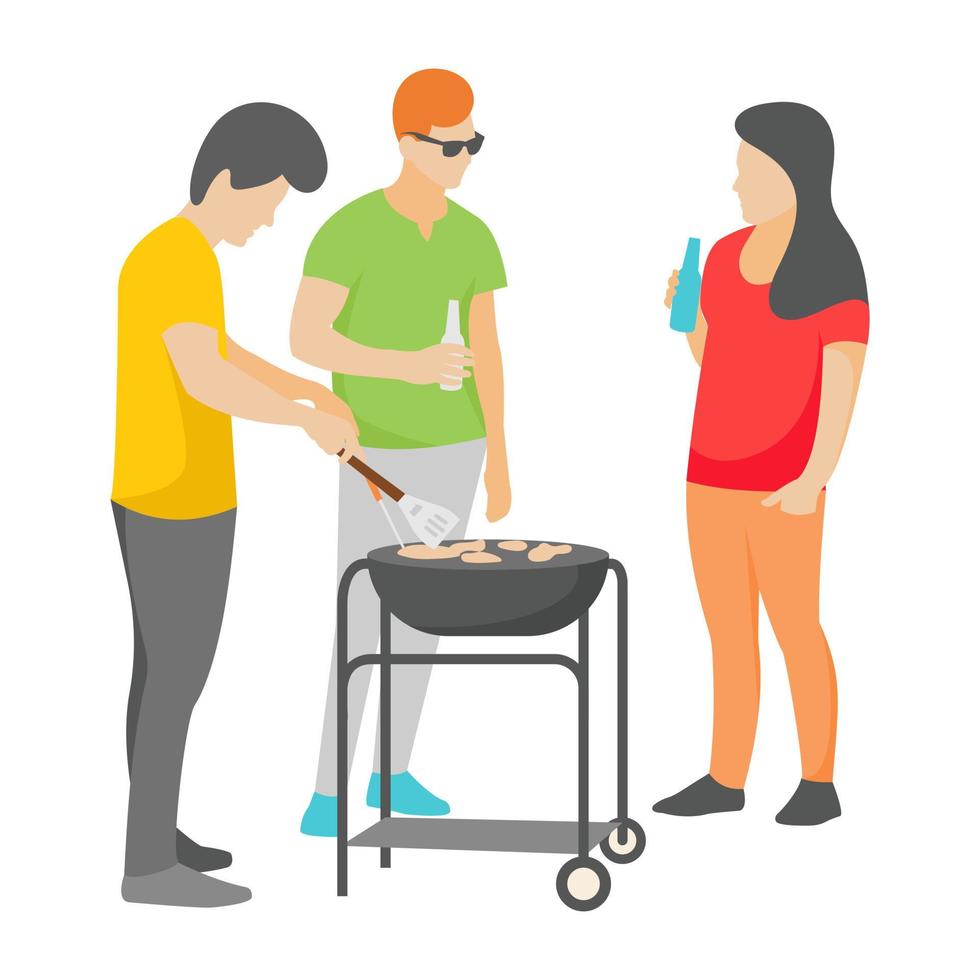 Outdoor Cooking Concepts vector