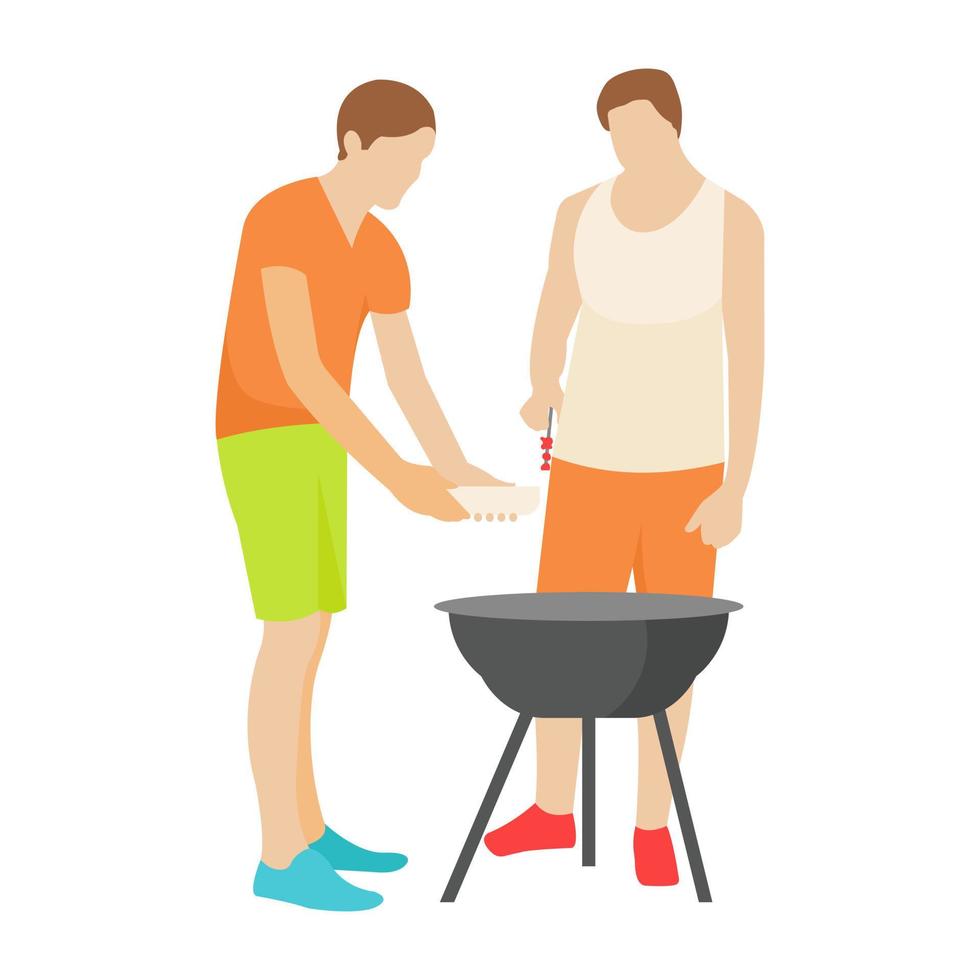Outdoor Cooking Concepts vector