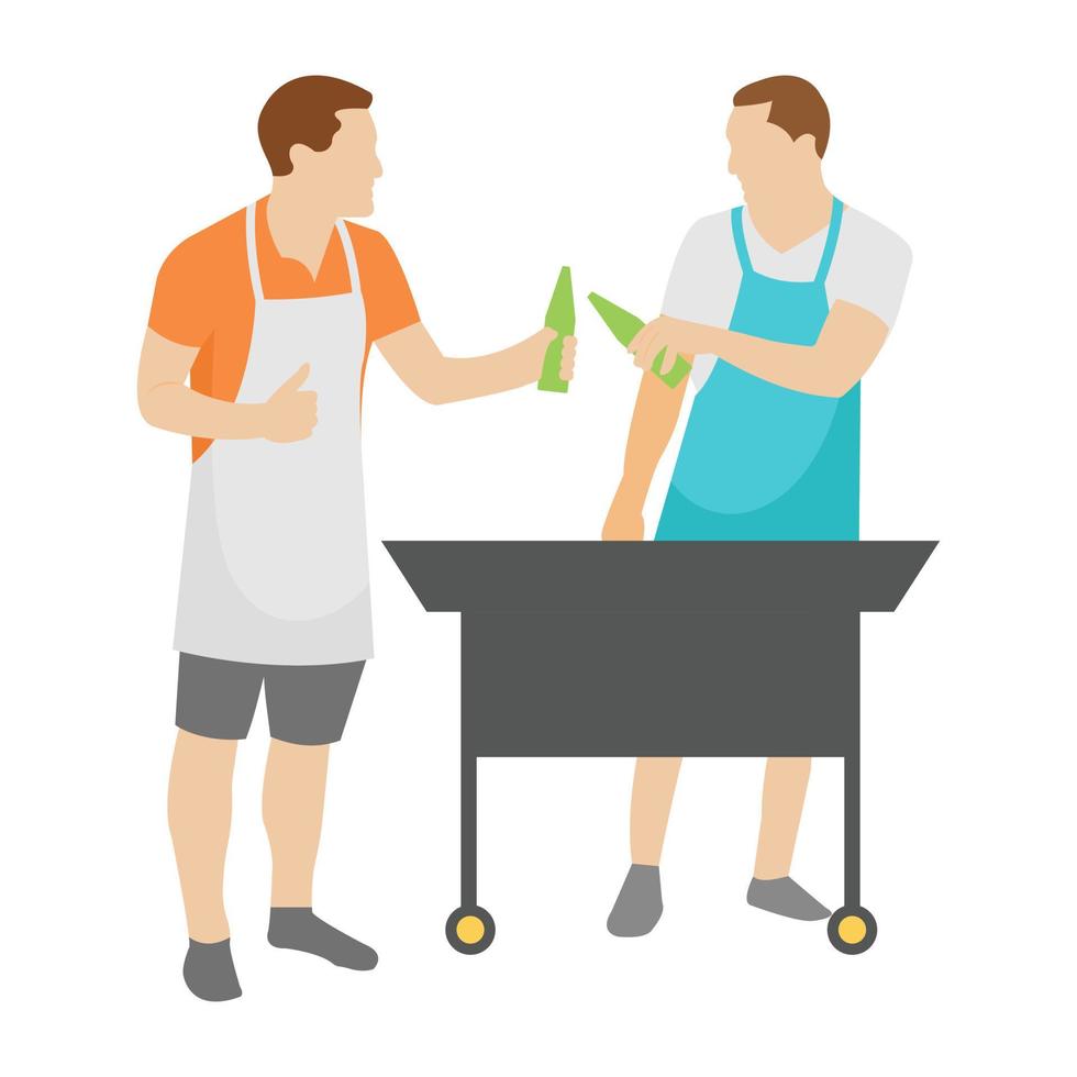 Outdoor Cooking Concepts vector