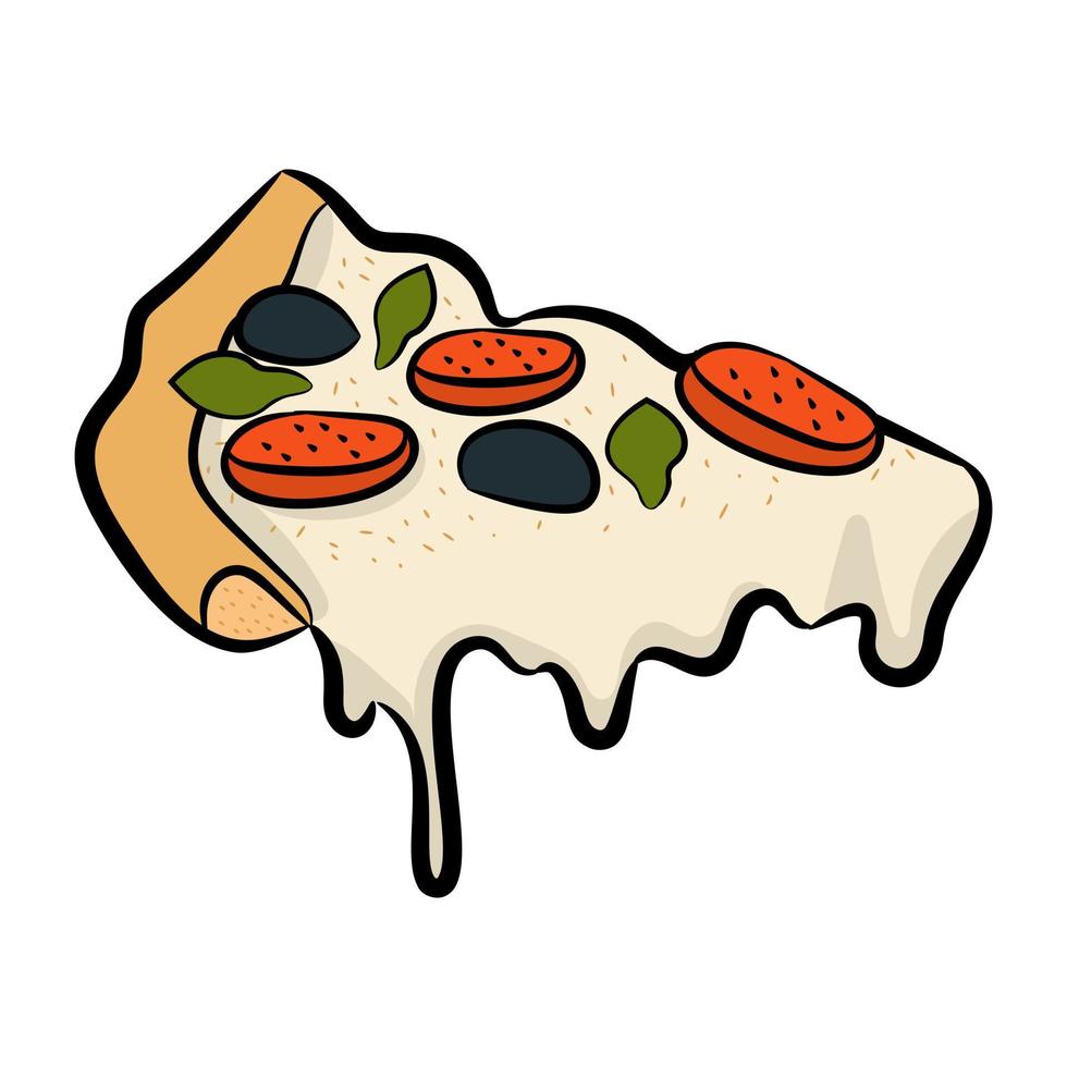 Pizza Slice Concepts vector