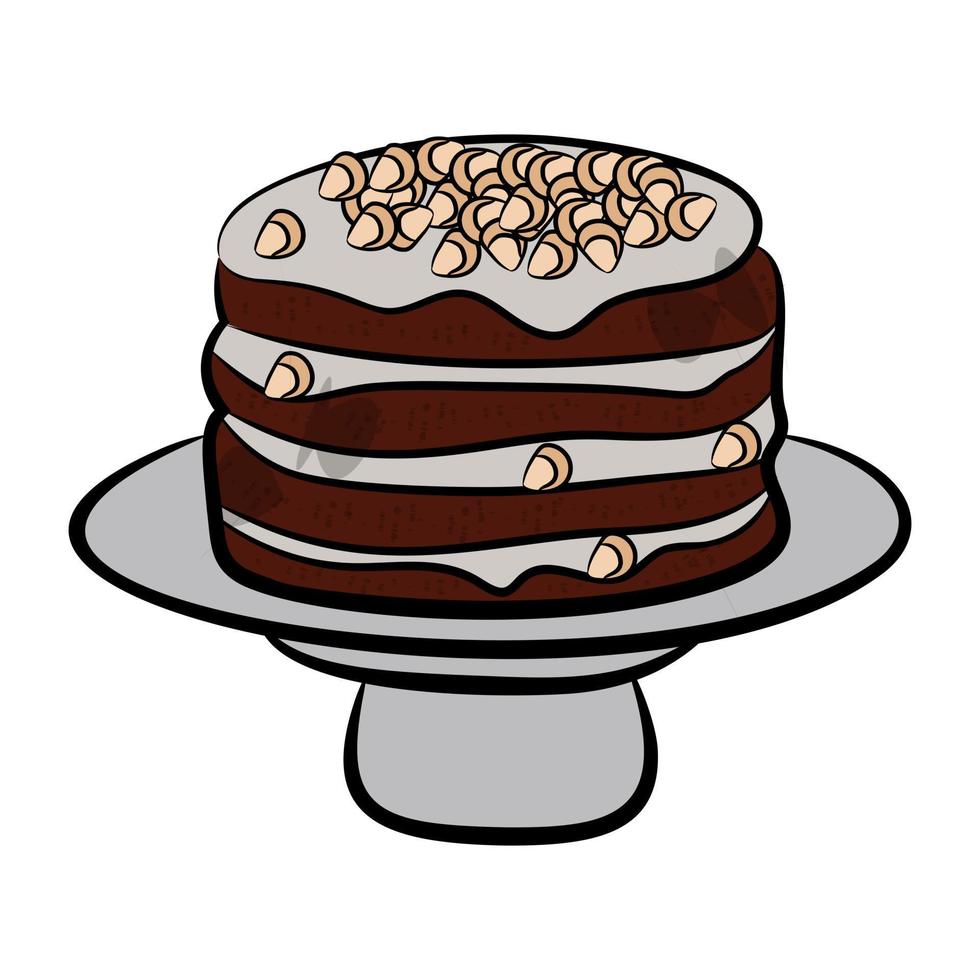 Chocolate Cake Concepts vector