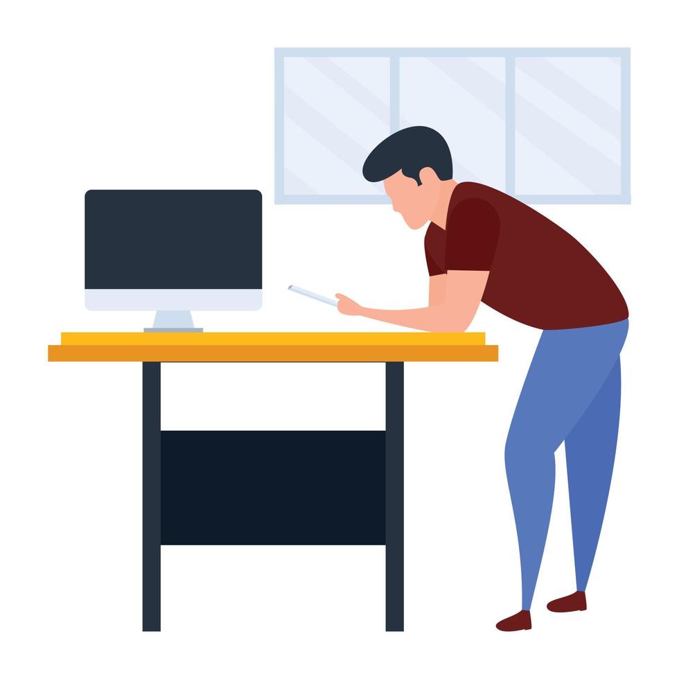 Office Employee Concepts vector