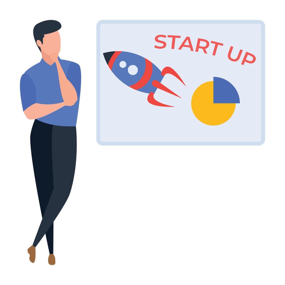 Project Start Up vector
