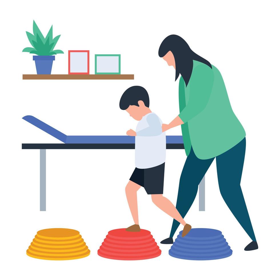 Physical Therapy Concepts 4269982 Vector Art at Vecteezy