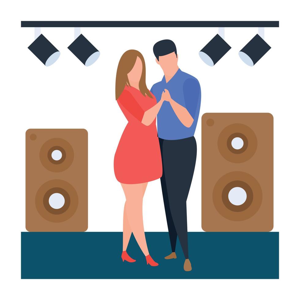 Couple Dance  Concepts vector