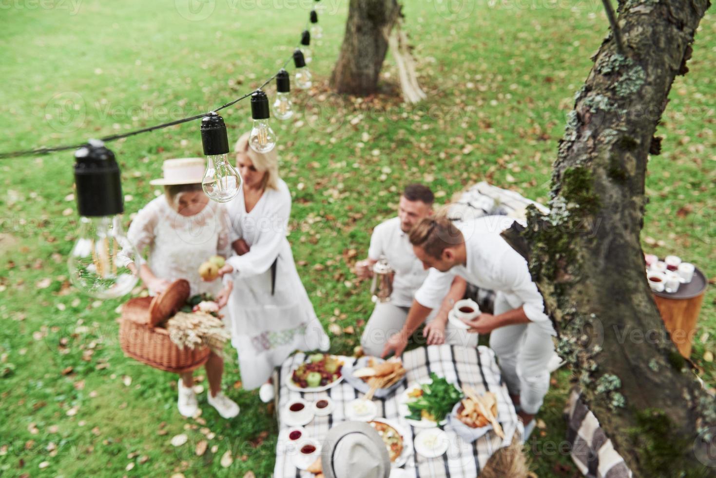 Summer Dinner Party Stock Photos, Images and Backgrounds for Free Download