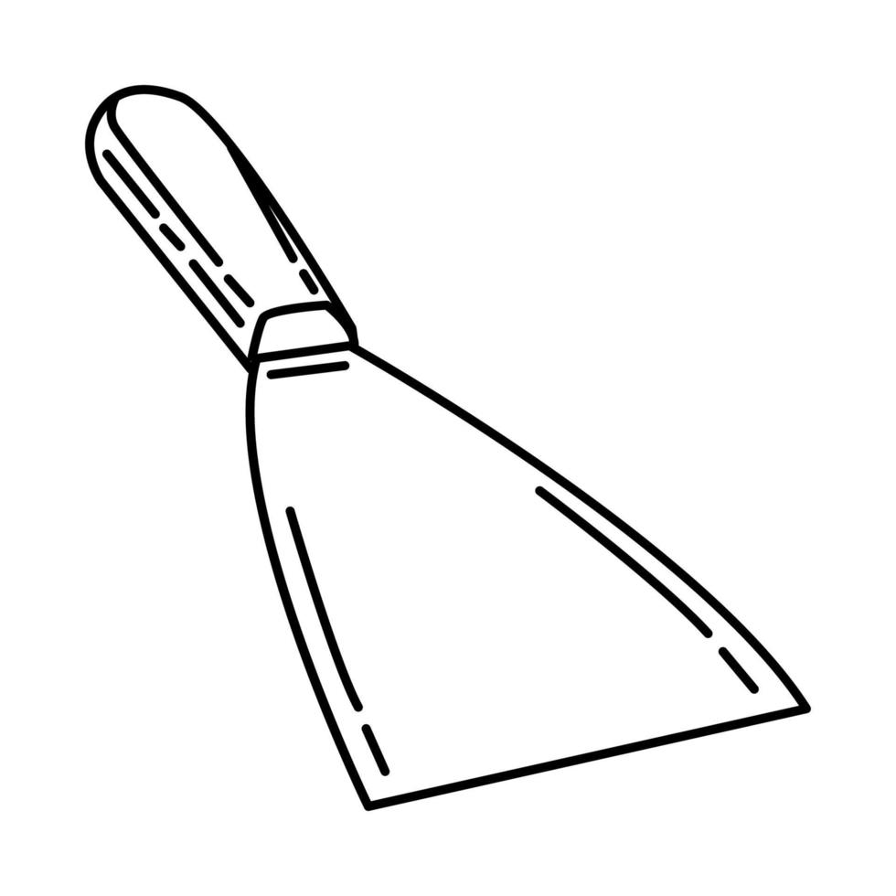 Spatula Icon. Doodle Hand Drawn or Outline Icon Style vector