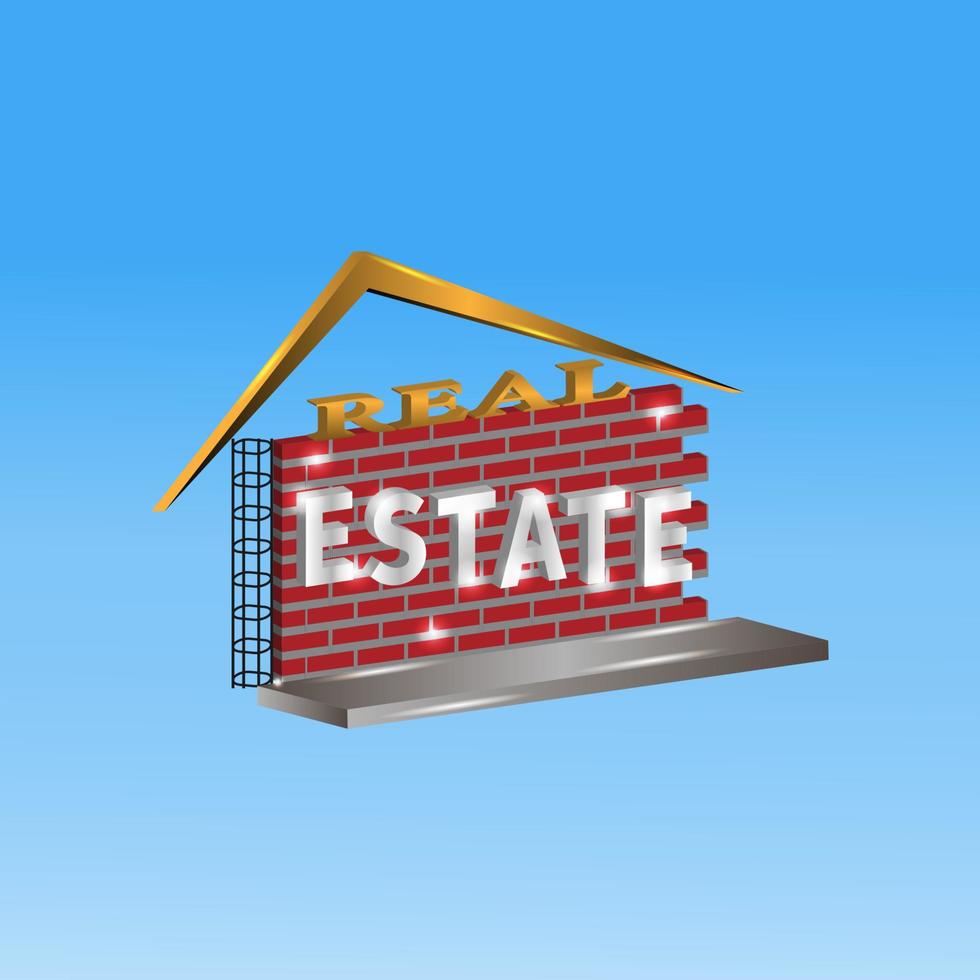 real estate icon illustration vector