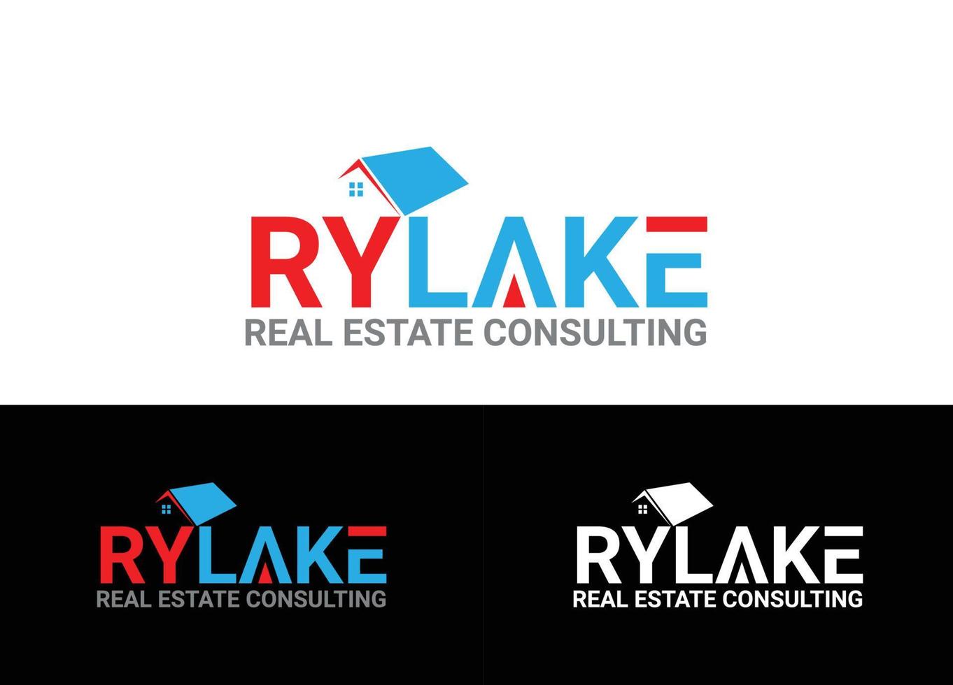 Real Estate Logo or Icon Design Vector Image Template