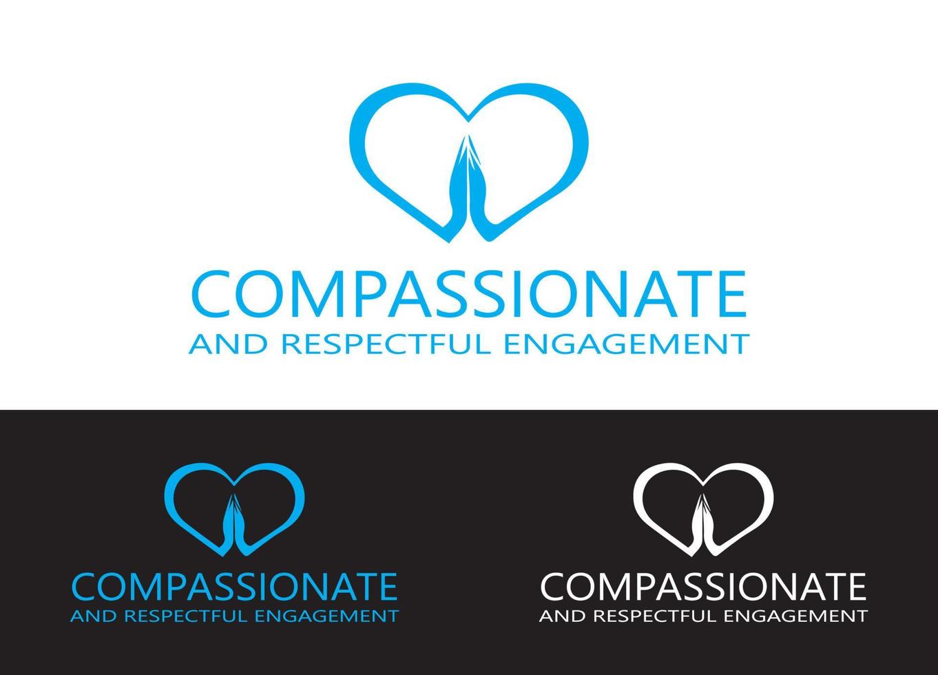 Compassionate Logo or Icon Design Vector Image Template