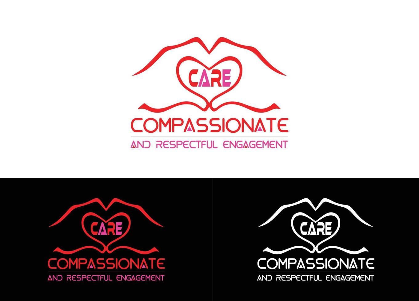 Compassionate Logo or Icon Design Vector Image Template