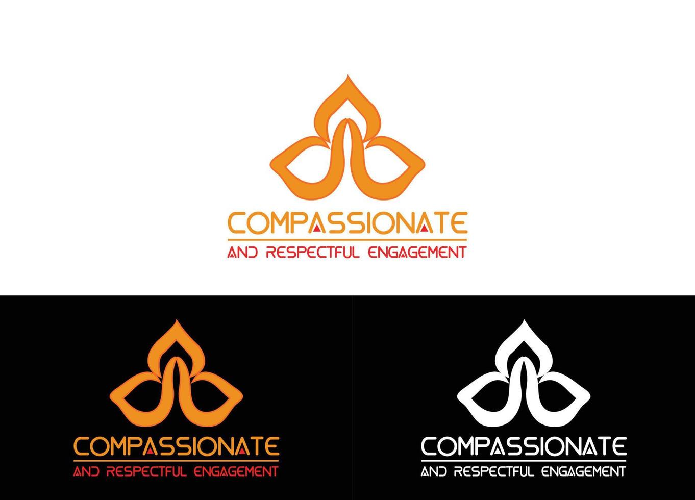 Compassionate Logo or Icon Design Vector Image Template