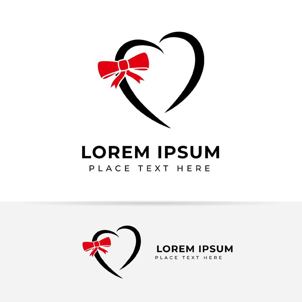 heart with ribbon icon design vector illustration.
