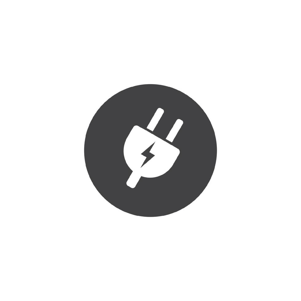 electric plug socket icon symbol vector design.