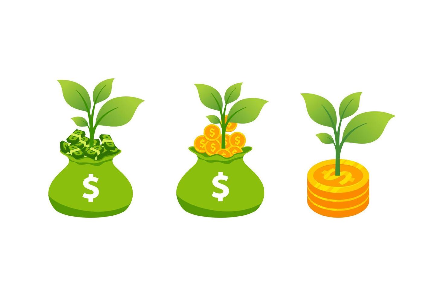 investment money vector icon illustration. stock market vector design symbol illustration.