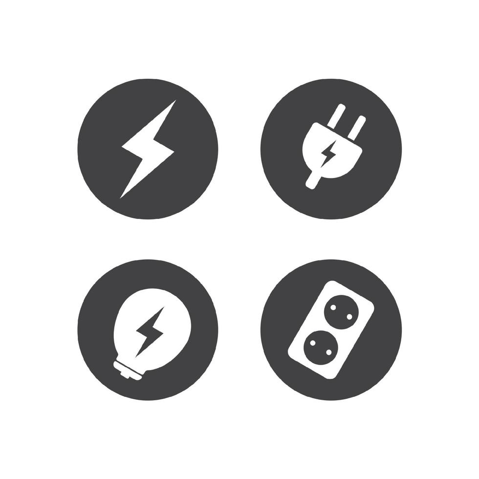 elemento de vector de icono de equipo eléctrico. símbolo de icono de equipo eléctrico