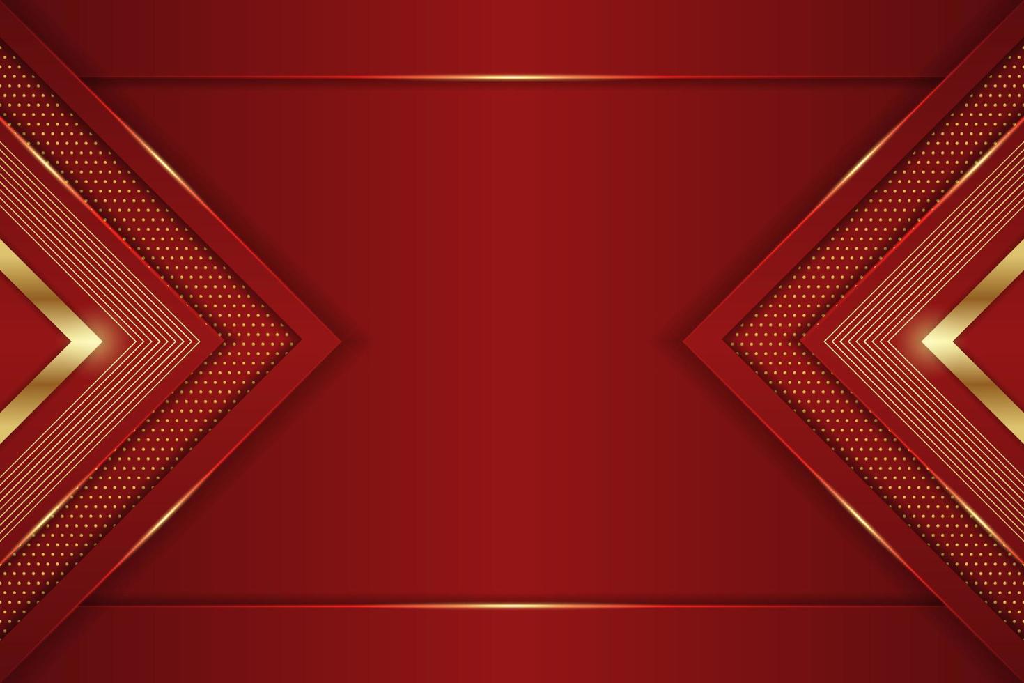 Luxury Background Abstract Elegant Arrow Geometric Shiny Line Glow Gold with Maroon vector
