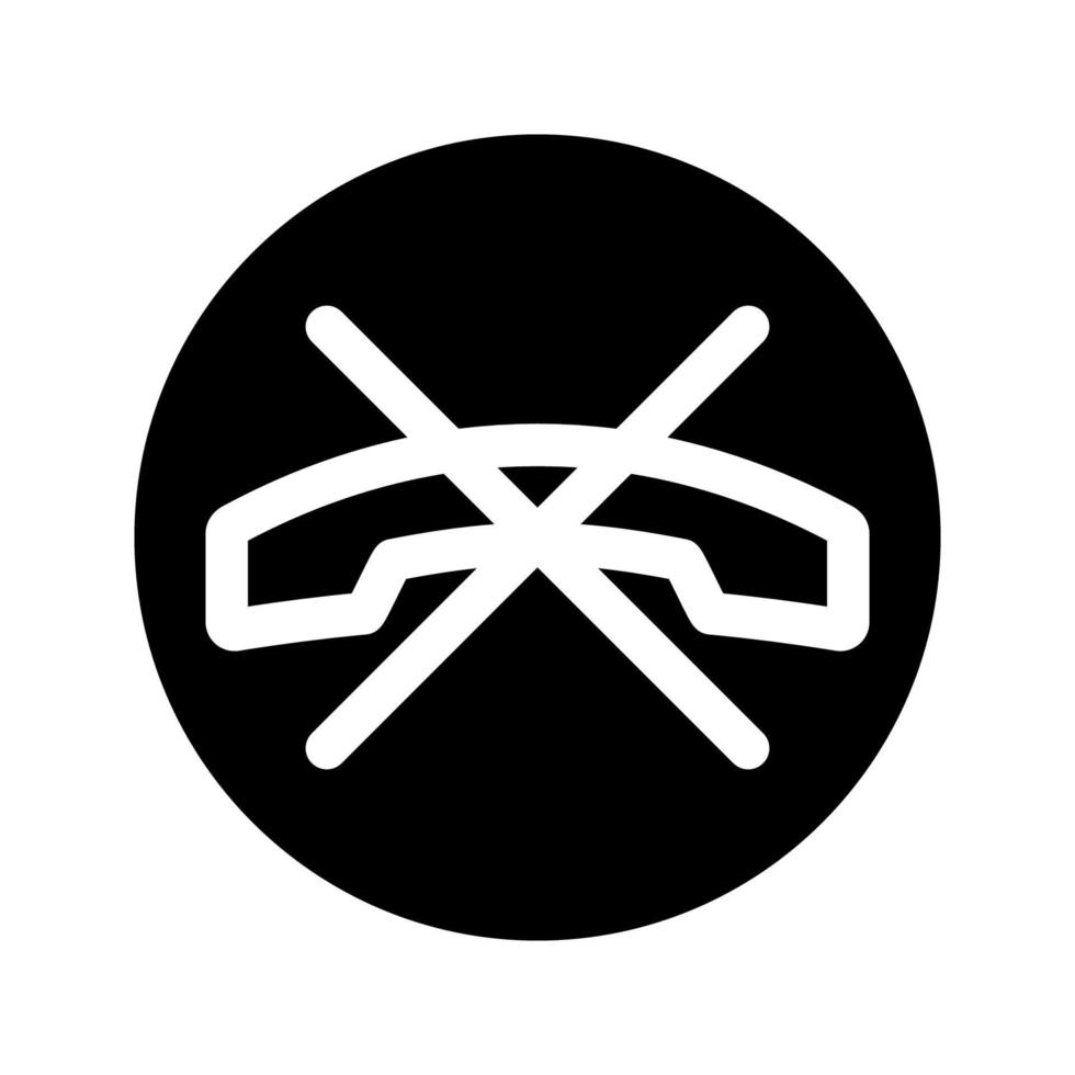 Forbidden telephone icon. Phone calls icon. No answer. Decline calling symbol. A glyph symbol in your web site design, logo, app, UI, webinar, video chat, ect vector