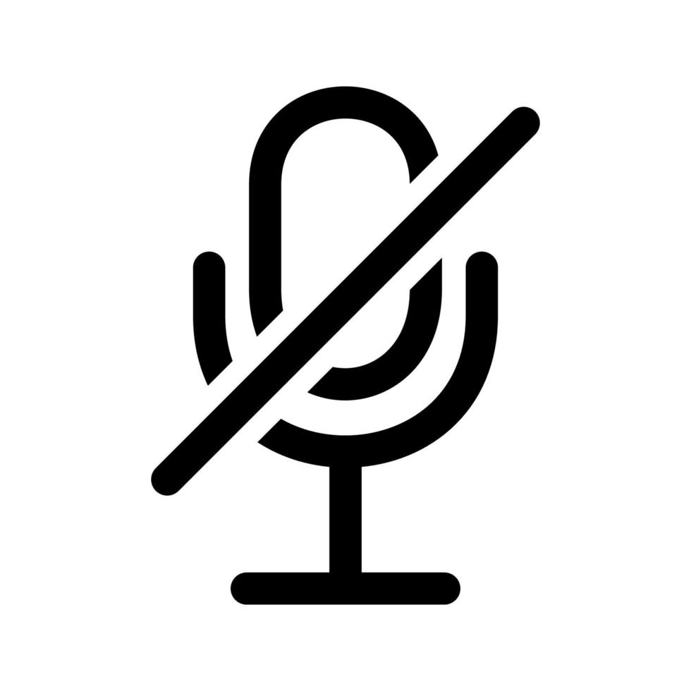 silencio. sin sonido. altavoz apagado. símbolo de micrófono. icono prohibido. icono de micrófono para el diseño de su sitio web, logotipo, aplicación, interfaz de usuario. vector