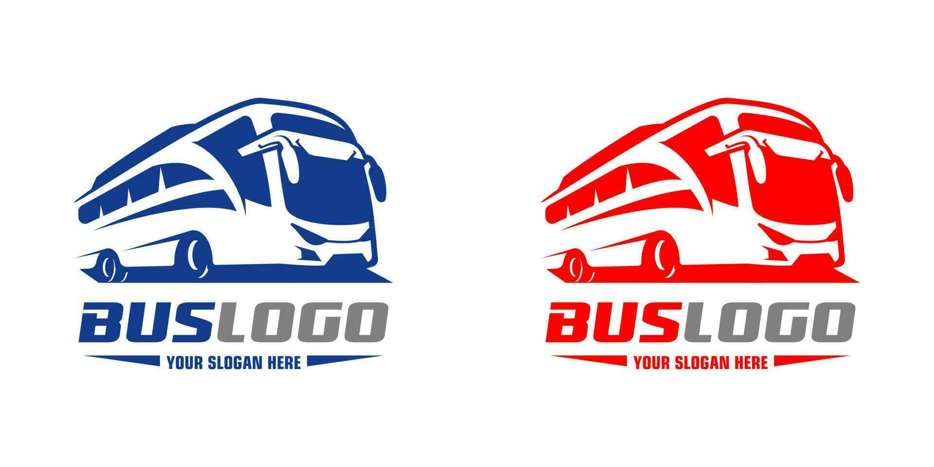 bus transportation logo vector