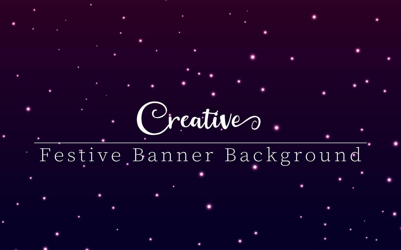 Glowing dots festive vector background. Creative festival banner for festive season promotion and advertisement.