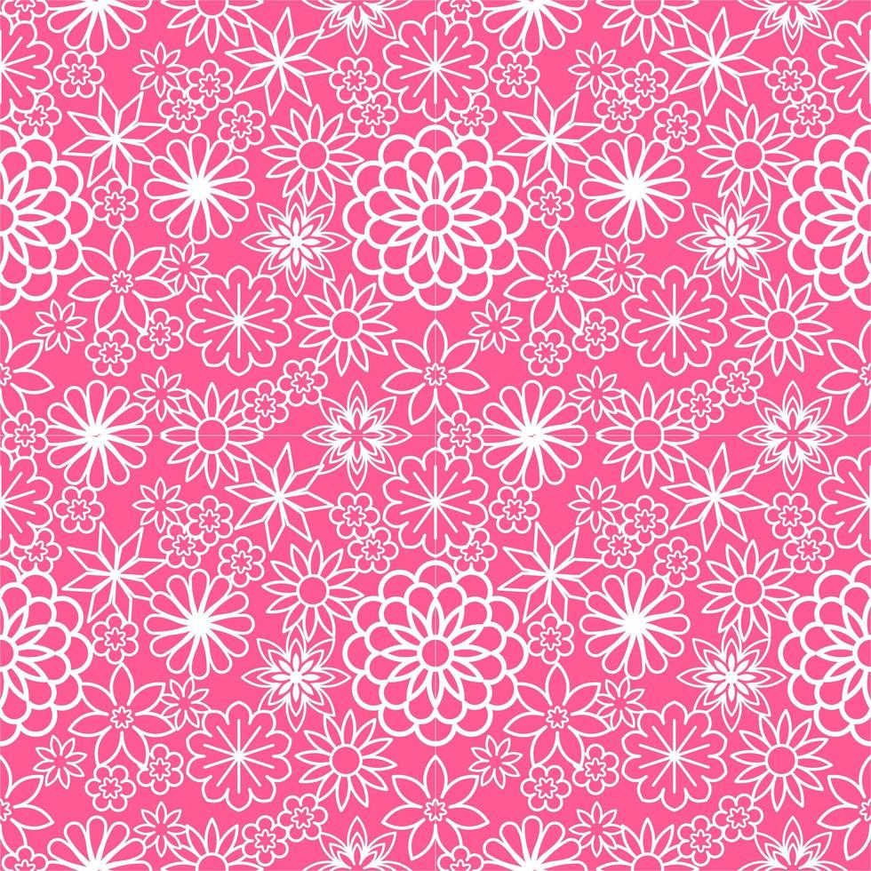 Diseño de patrón floral sin costuras muy dulce para decorar, papel tapiz, papel de regalo, tela, telón de fondo, etc. foto