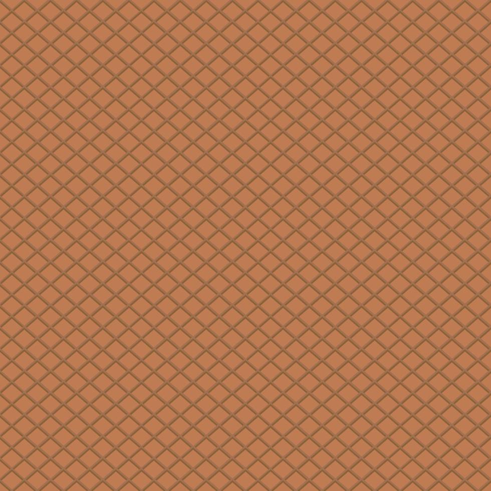 un patrón de obleas de chocolate en blanco para decorar, papel tapiz, telón de fondo, etc. vector