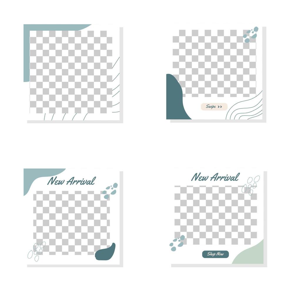 Organic sale instagram post template Free Vector
