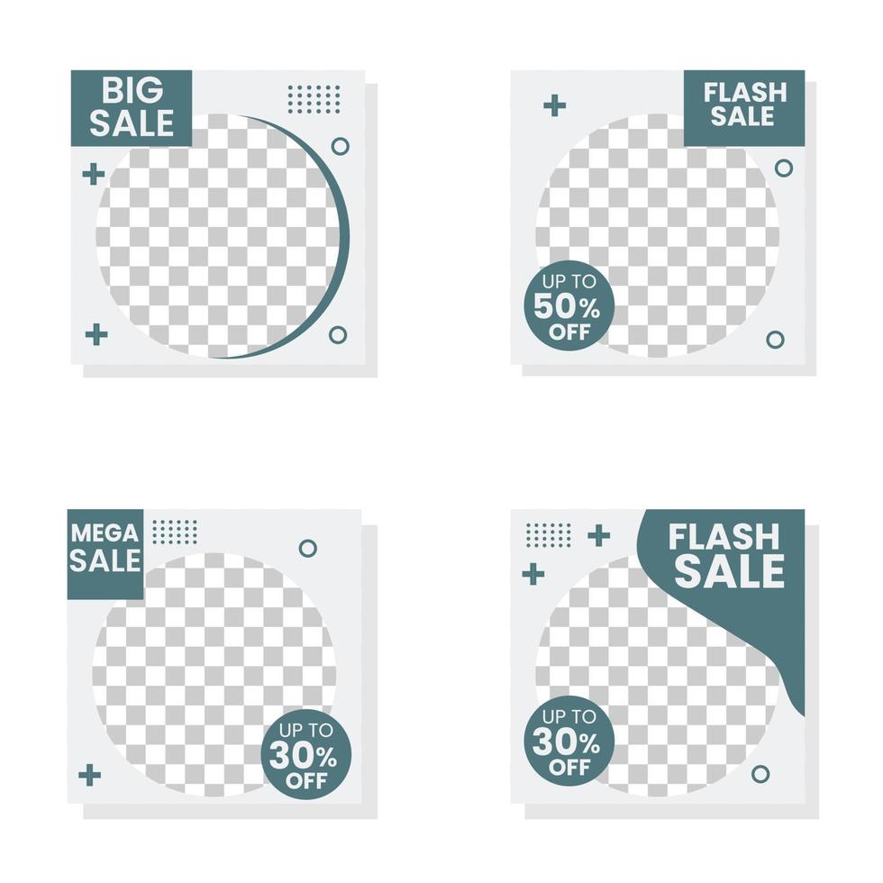 Organic sale instagram post template Free Vector