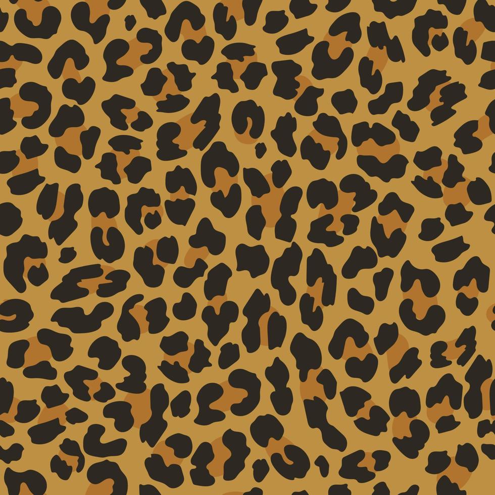 patrón sin costuras de leopardo. vector de fondo africano. papel tapiz de animales salvajes.