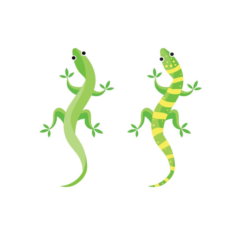 Ilustración de vector de gecko o lagarto