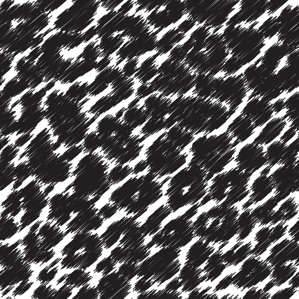 Patrón de bordado de naturaleza salvaje de leopardo sin costuras. vector animal print.