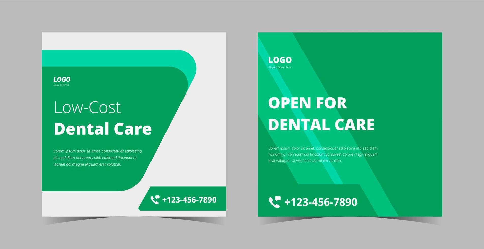 Senior care social media design template bundle. Senior care nurse poster leaflet design vector