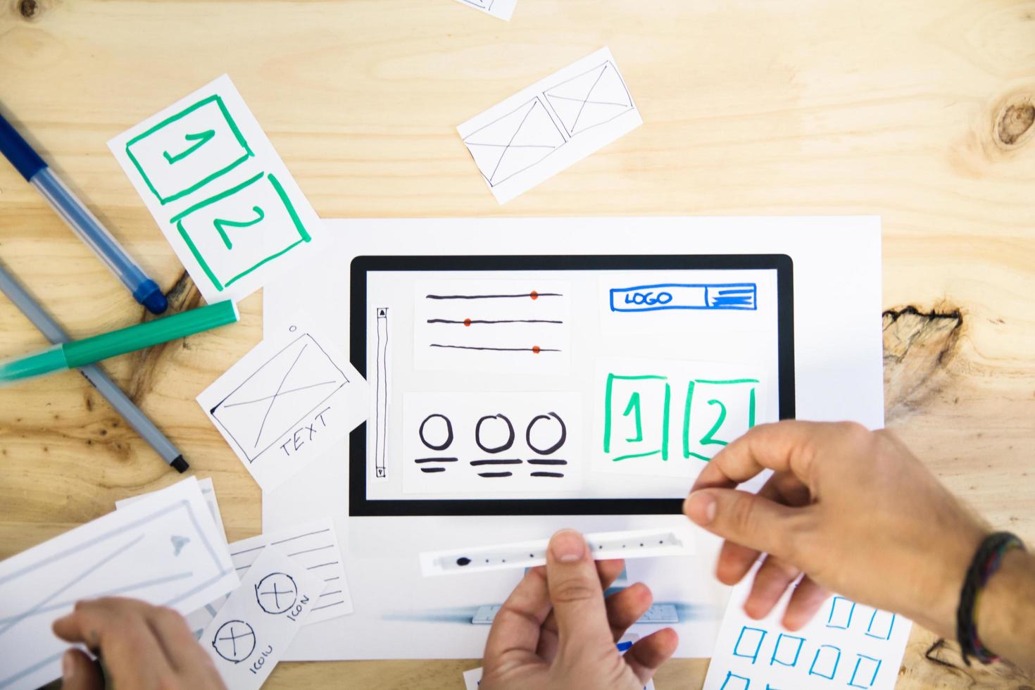 UX designer working photo