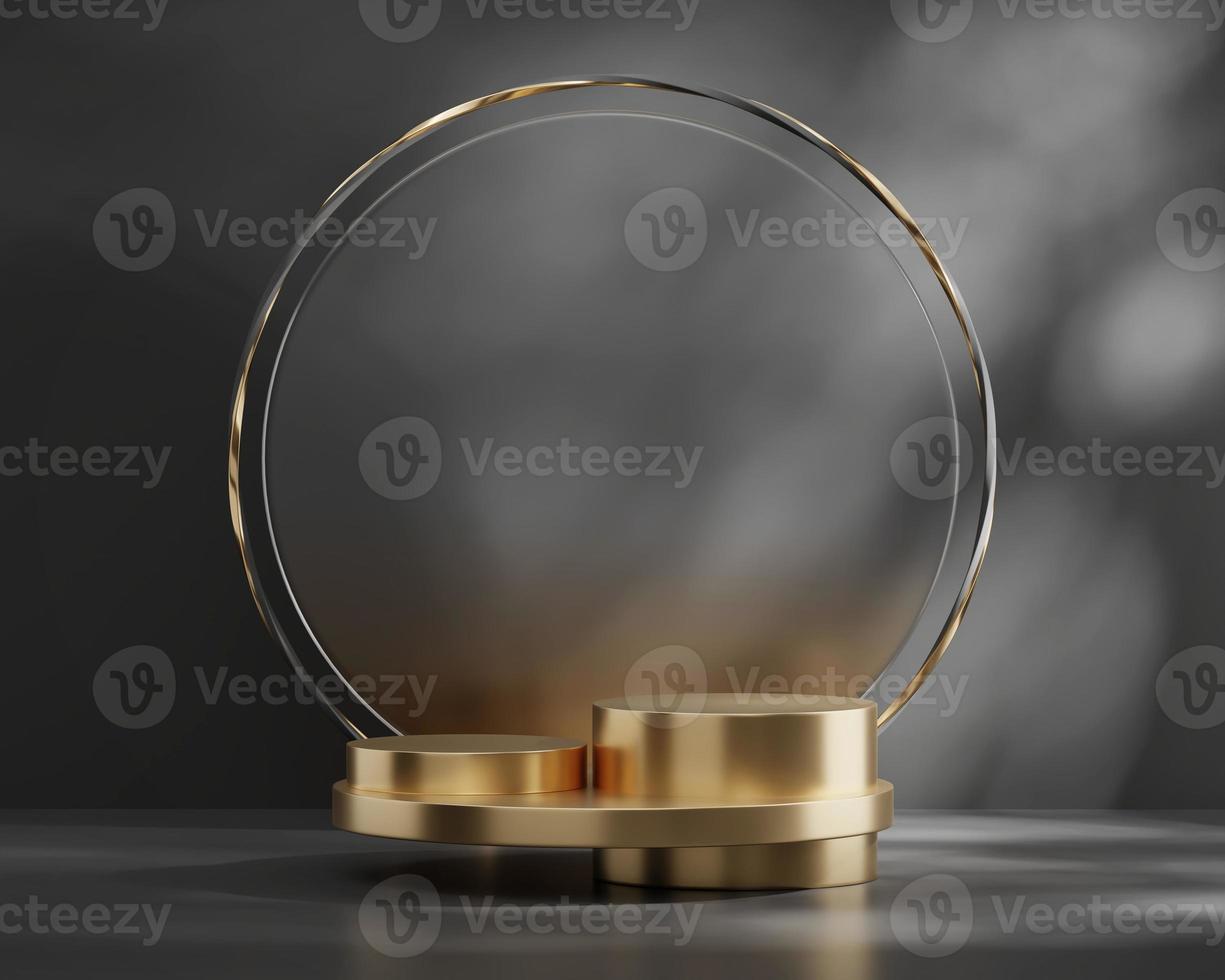 3D rendering abstract platform podium product presentation backdrop photo