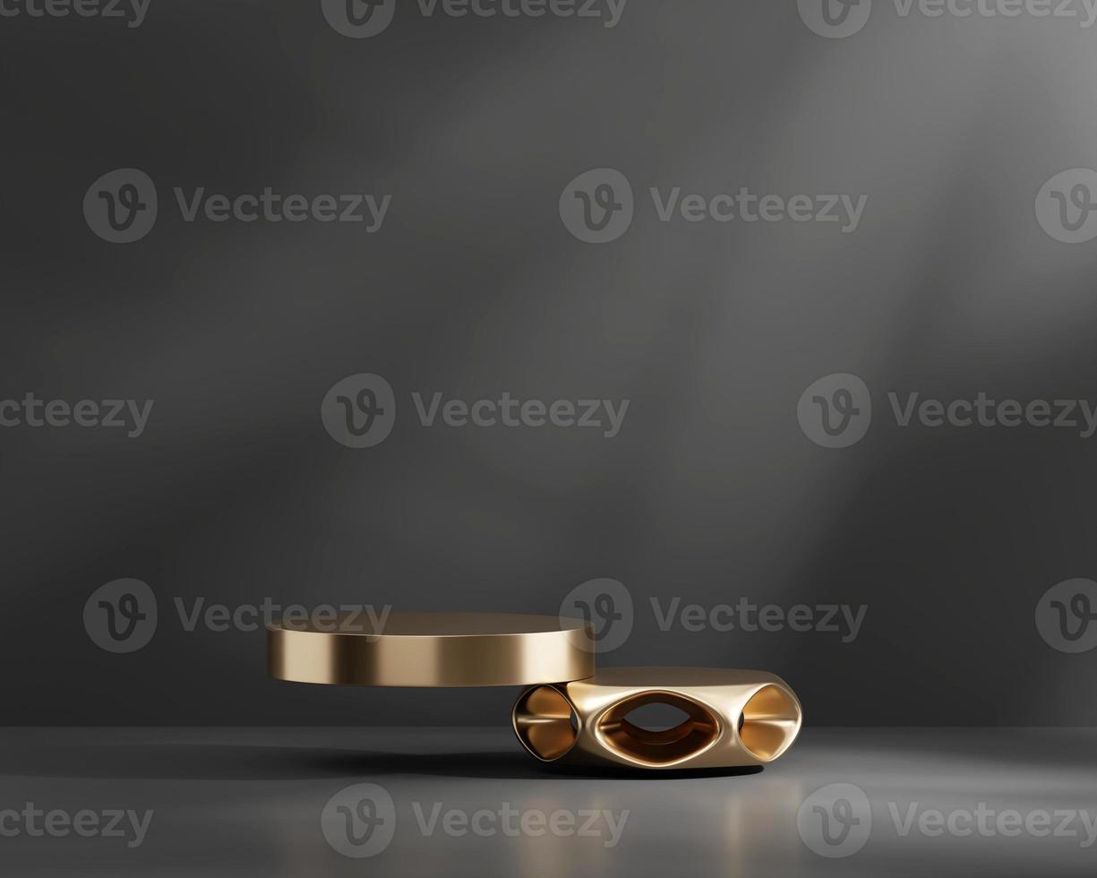 3D rendering abstract platform podium product presentation backdrop photo