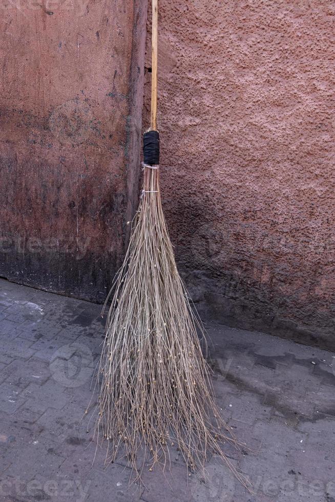 Primitive Broom, Marrakesh, Morocco photo