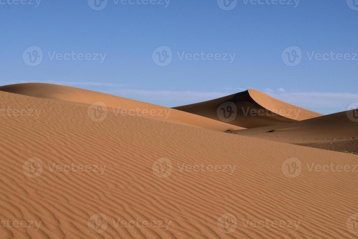 dunas de arena del sahara, marruecos foto