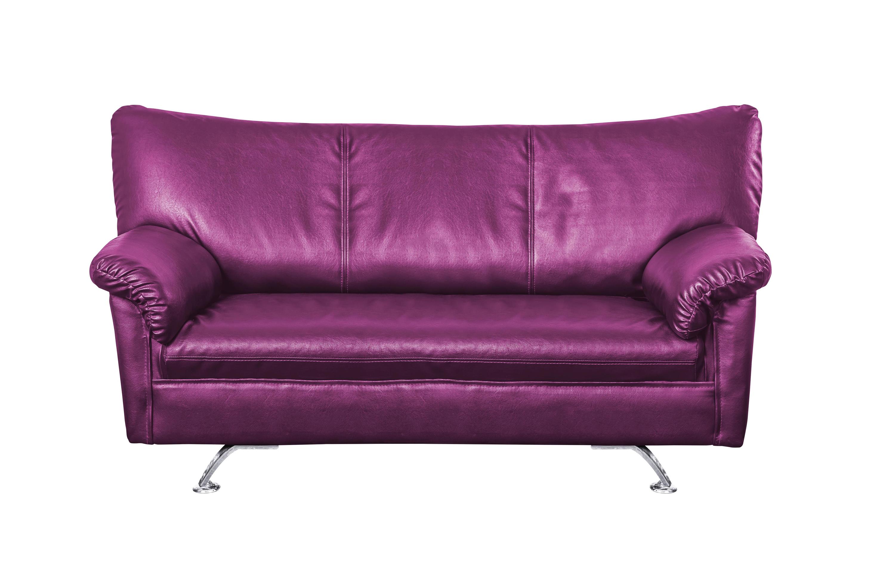 Purple Leather sofa isolated 4279128 Stock Photo at Vecteezy