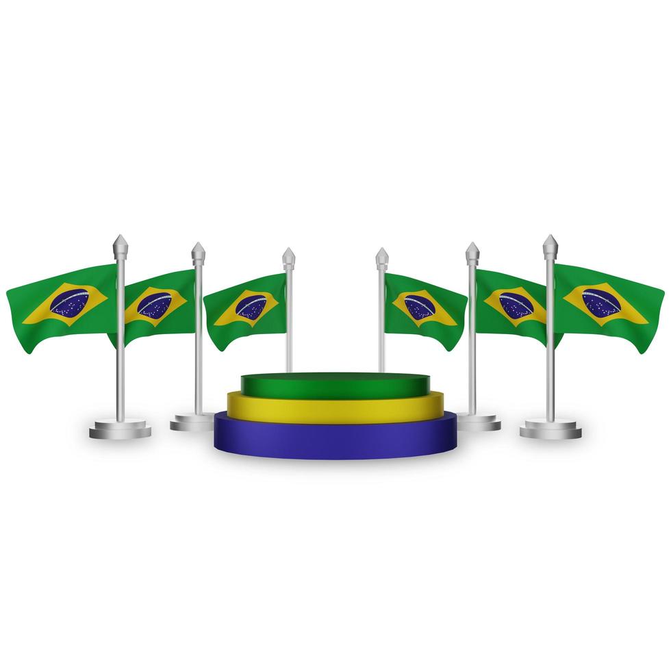 concepto del día nacional de brasil foto